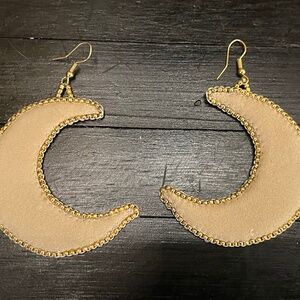 Custom moon earrings